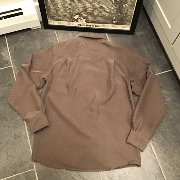 North Face Hiking Shirt Convertible Sleeve Button Down Outdoor Performance Top - Picture 9 of 16